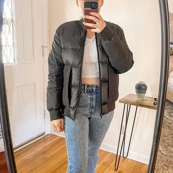 Lululemon Roam Far Wool Bomber Puffer Coat Reversible - Picture 4 of 10